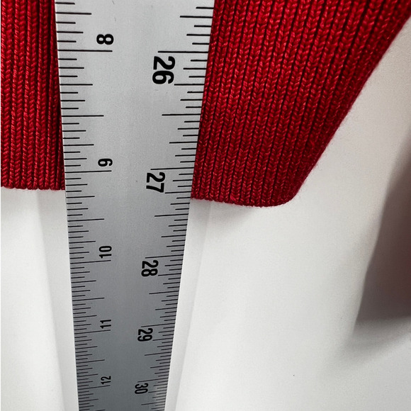 Brooks Brothers Sweater Mens Silk Cotton Salmon Red V-Neck Long Sleeve M - Picture 6 of 6